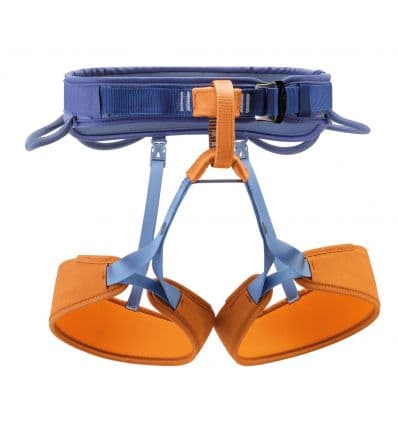 Baudrier d'escalade Petzl Corax LT bleu indigo avec quatre porte-matériel